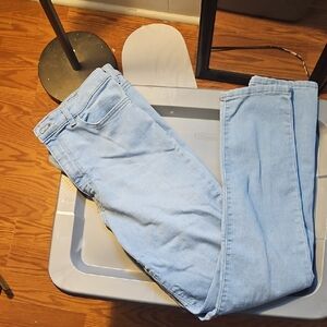 Forever 21 Light Wash Straight Leg Jeans